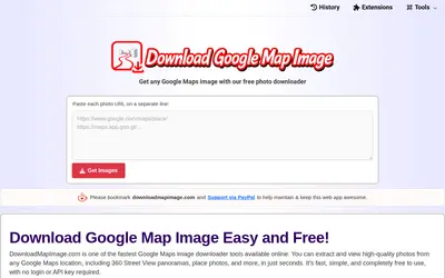Ảnh 1 của DownloadMapImage: Tải ảnh Google Maps chất lượng cao miễn phí