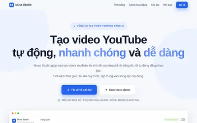 Ảnh 1 của Muse Studio · Tạo và đăng video YouTube tự động