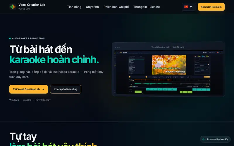 Ảnh chụp Vocal Creation Lab – Vui Cả Làng